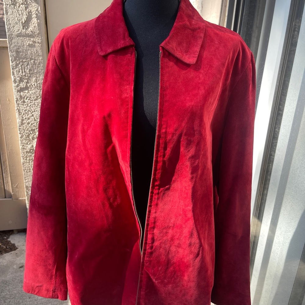 Elegant Red Women's Jacket